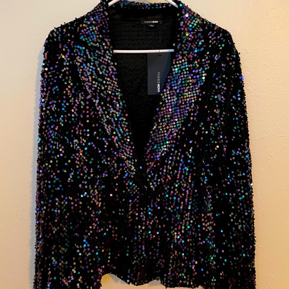 Sequin blazer